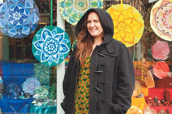 With its burgeoning cultural scene and mix of people, Katie’s feeling right at home