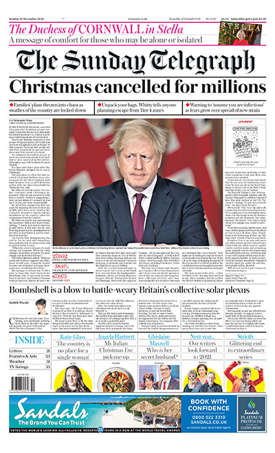 The Sunday Telegraph 20 December 2020